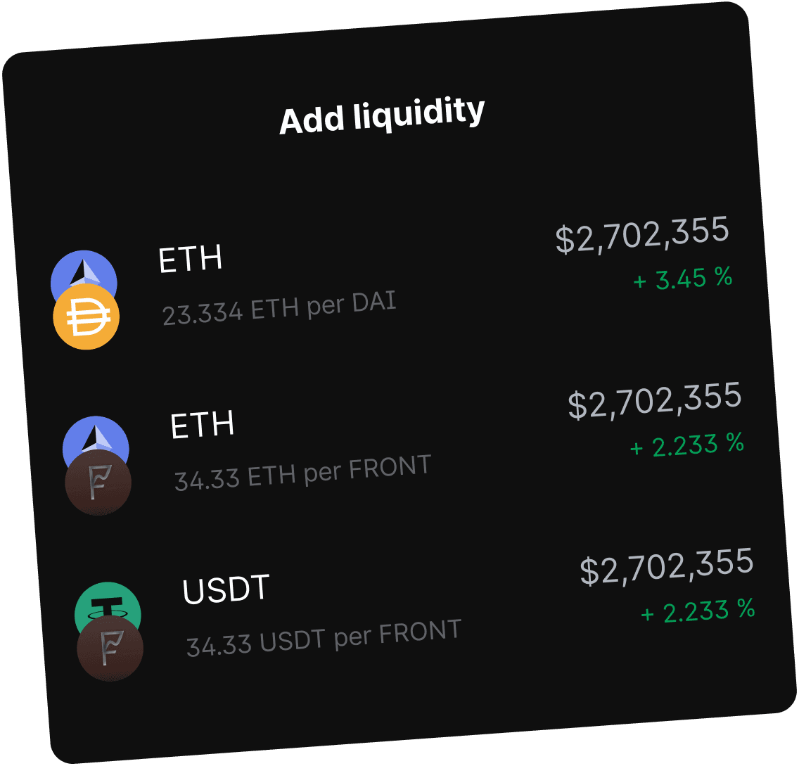 add liquidity