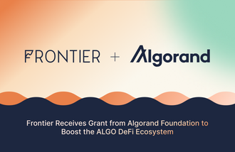 Frontier Receives Grant from Algorand Foundation to Boost the ALGO DeFi Ecosystem