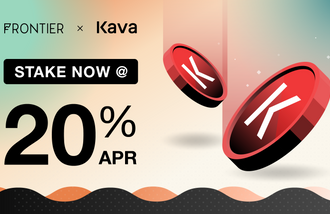 How to stake $KAVA and earn up to 20% APR on Frontier