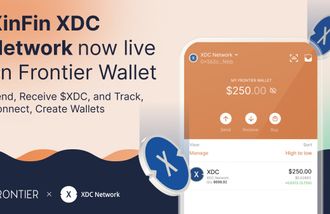 XinFin XDC Network now Live on Frontier Wallet
